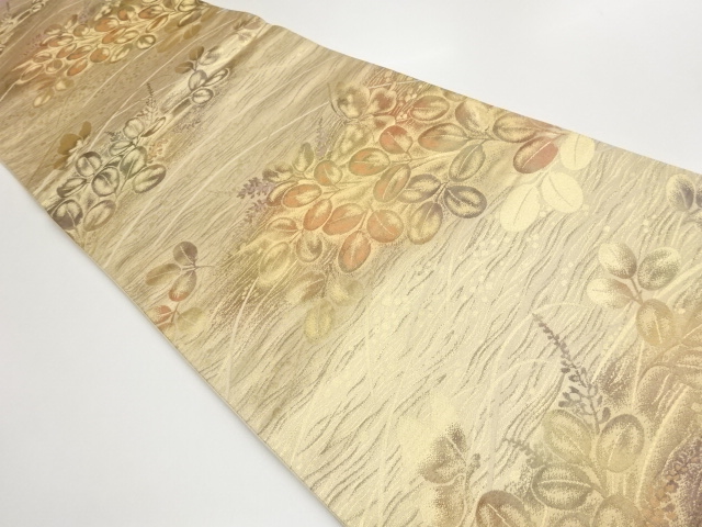 JAPANESE FUKURO OBI / WOVEN SHIKISHI PATTERN